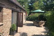Patio at Forest Mill self catering cottage