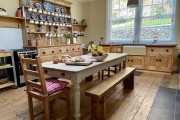 Kitchen diner at Lorton House holiday accommodation