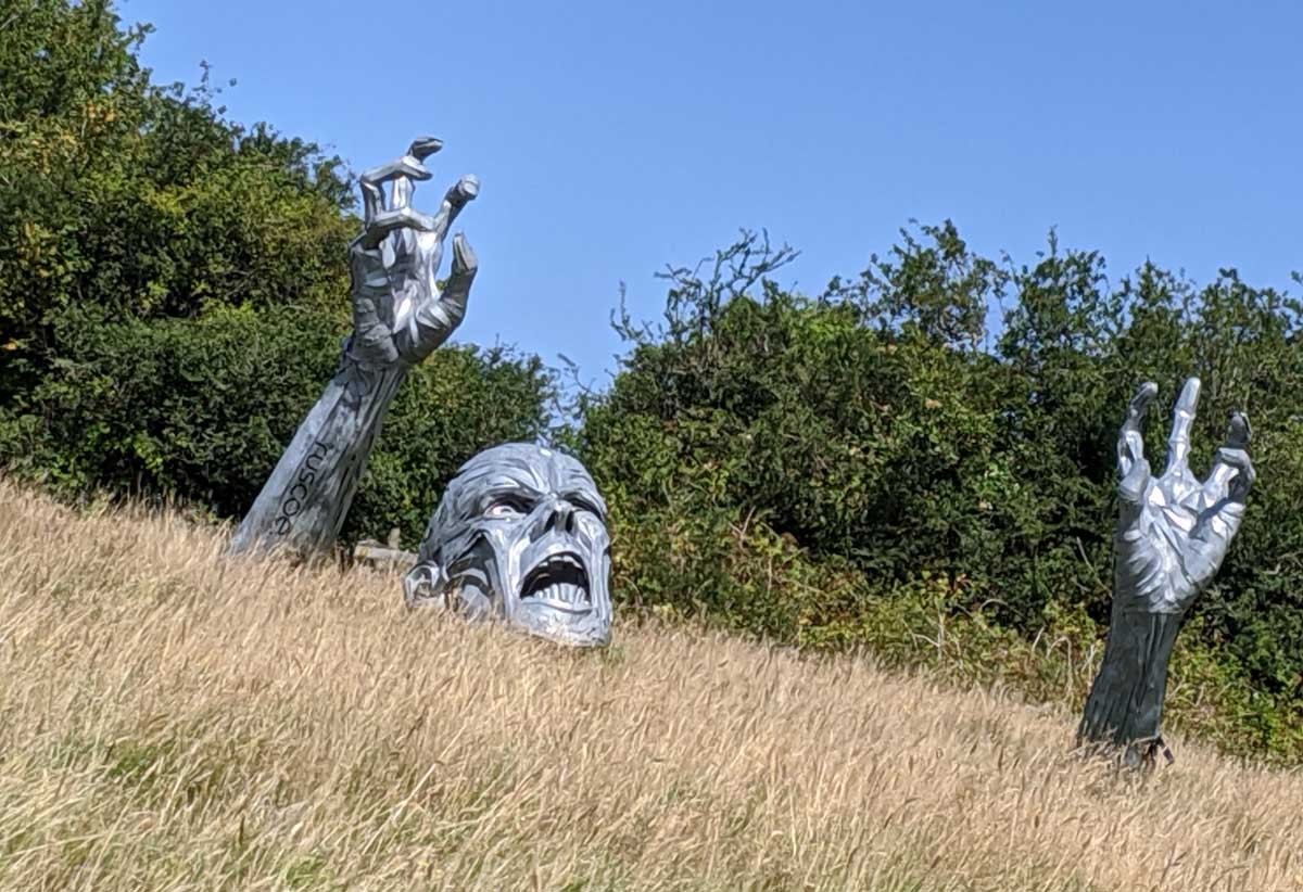 Impressive sculpture in Mid Devon