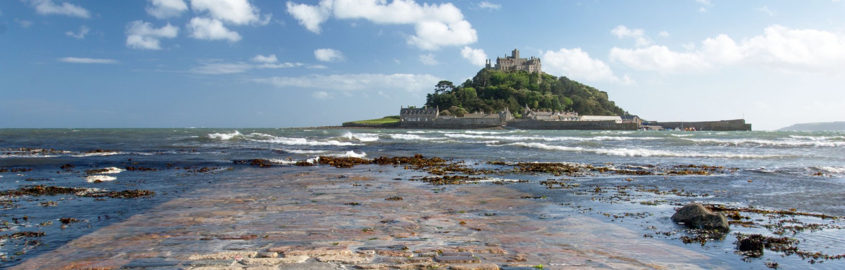 St. Michael's Mount near Penzance in Cornwall. Photograph by GRAHAM CUSTANCE
