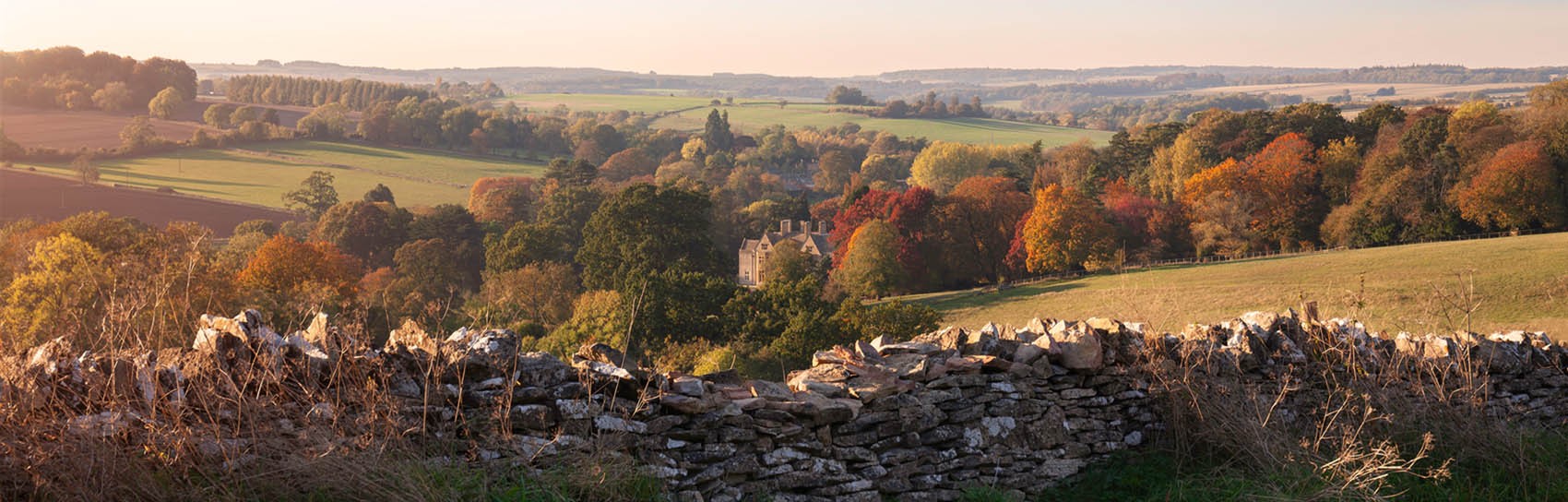 View towards Abbotswood Estate from Stow on the Wold. Photograph by ANDREW ROLAND