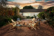 Firepit Garden at Whitebeam Wood self catering