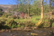Monnow River to cottage and Black Hill