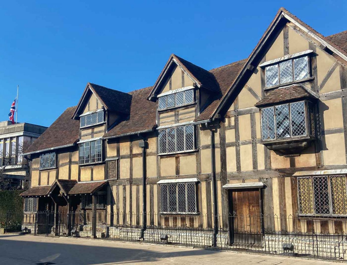 Shakespeare's birthplace in Stratford-upon-Avon