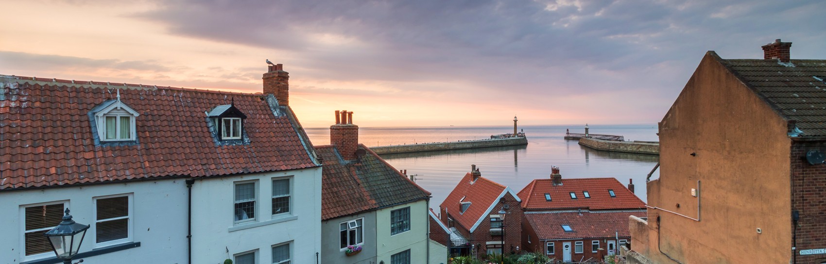 Fading Light in Whitby in Yorkshire. Photograph by MATT HILLIER