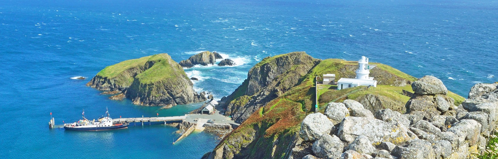 Lundy Island, off the north coast of Devon. Photograph by DIANA MOWER