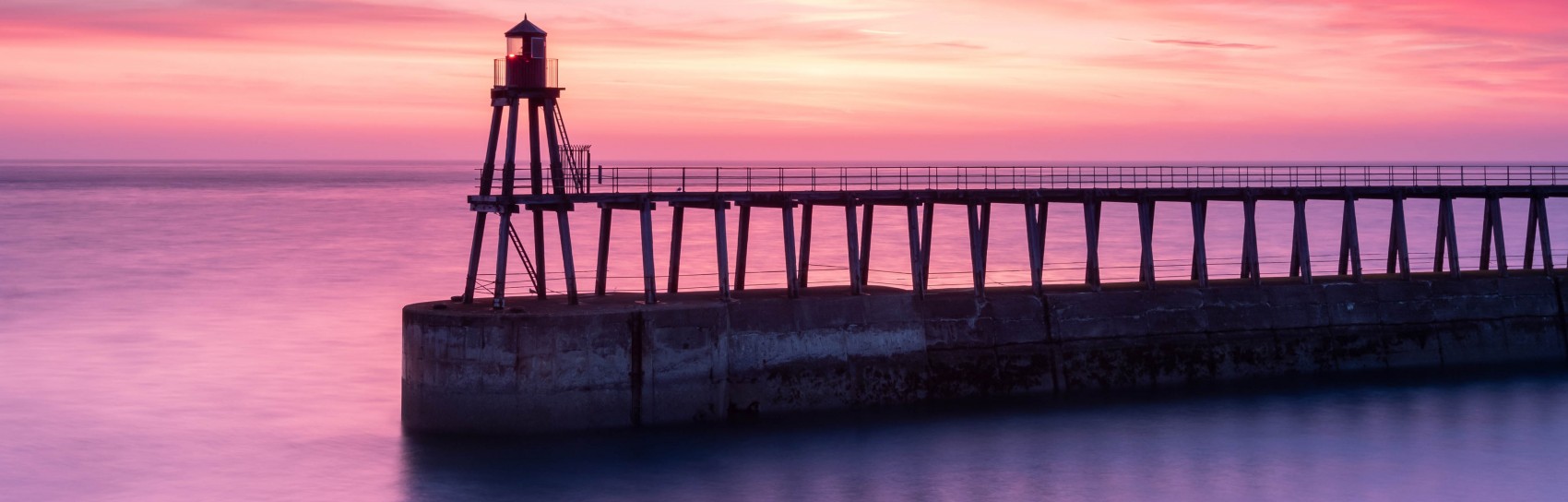 Sunrise at Whitby on the Yorkshire coast. Photograph by MATT HILLIER