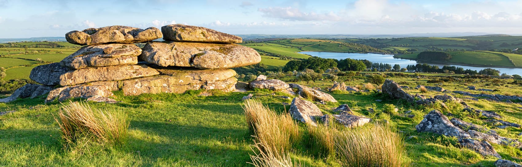The view from Tregarrick Tor on Bodmin Moor. Photograph by HELEN HOTSON
