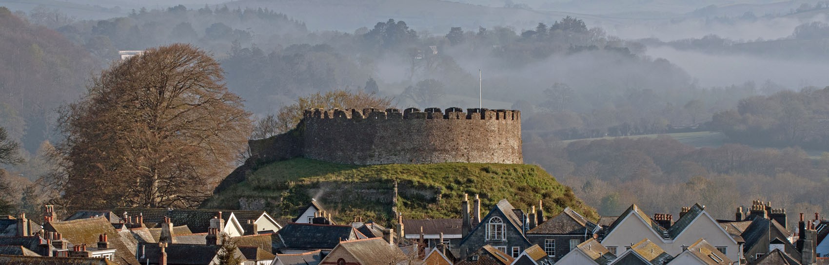 Totnes Castle in Devon. Photograph by ALEX GRAEME